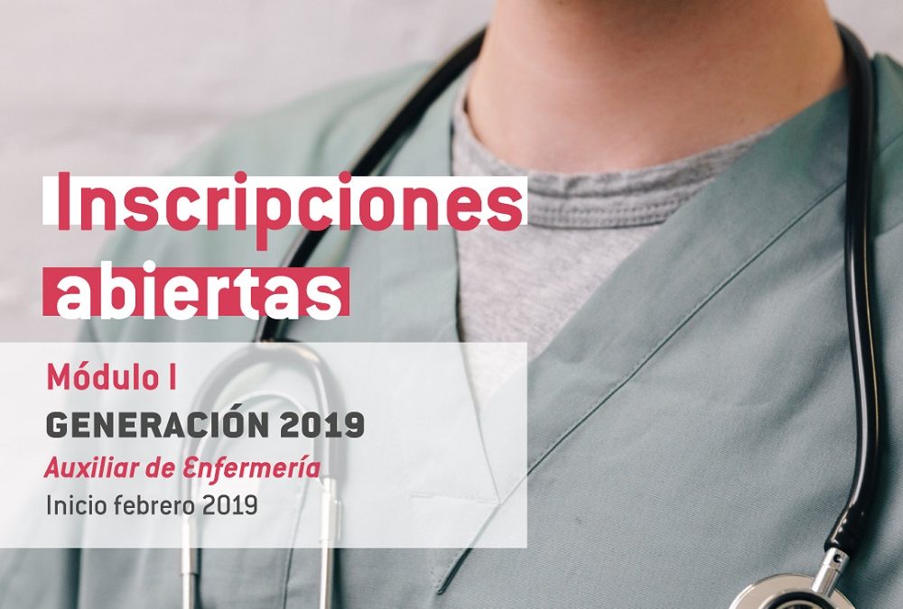 Inscripciones abiertas: Módulo I – Auxiliar de Enfermería